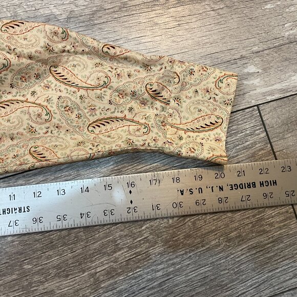 VTG Wah Maker Paisley  Pattern Band Collar Shirt Adult XXL USA - Picture 4 of 6